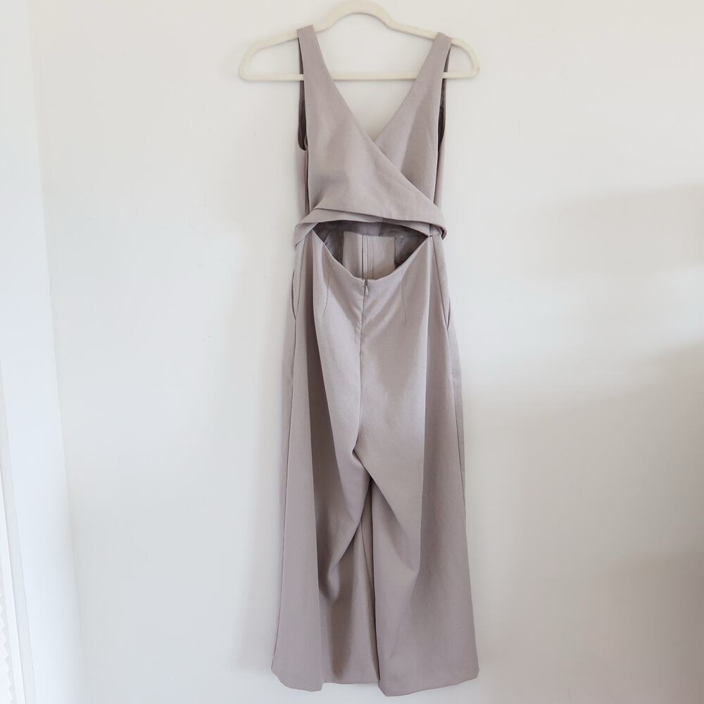 Aritzia Wilfred New Ecoulement Jumpsuit Opal Grey Size 2 - Picture 10 of 10